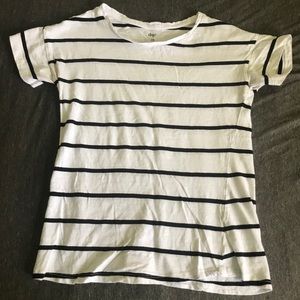 simple striped tee